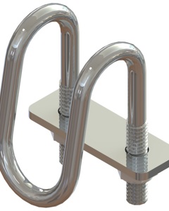 Clamp galv drinker support crate